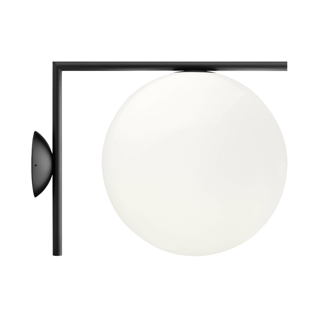 Applique design en acier noir 30 cm IC - Flos - The Cool Republic
