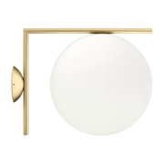 Applique design en laiton satiné 30 cm IC - Flos - The Cool Republic
