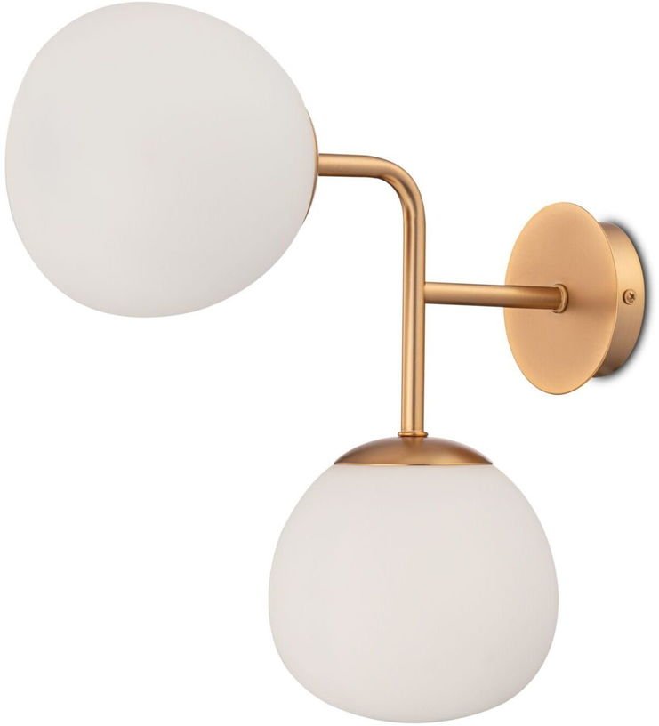 Applique deux sphères en métal bronze Erich - Maytoni - The Cool Republic