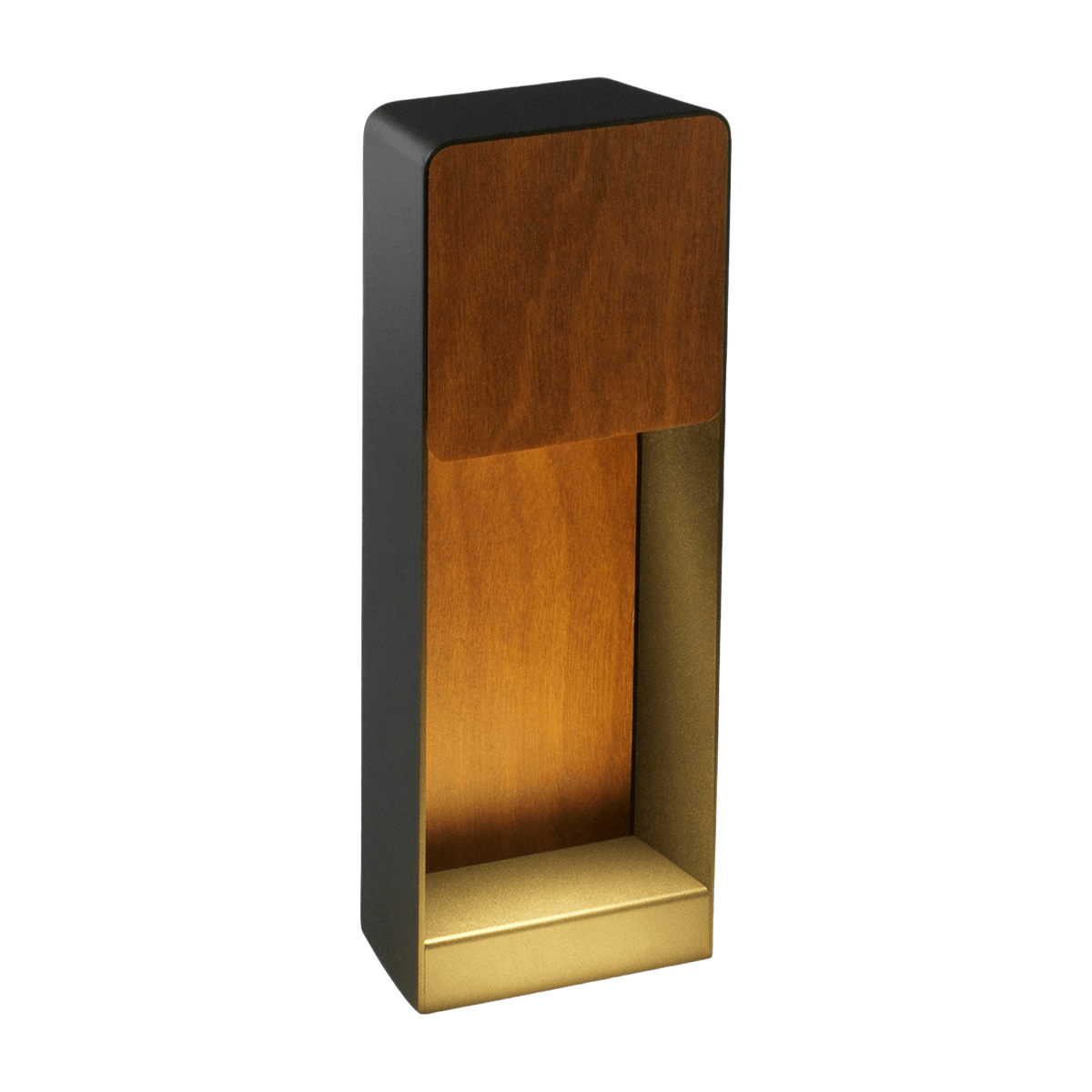Applique d'extérieur 35 cm en aluminium et bois iroko LAB B - Marset - The Cool Republic