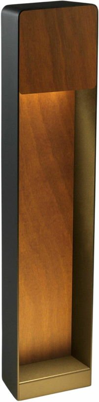Applique d'extérieur 60 cm en aluminium et bois iroko LAB B - Marset - The Cool Republic