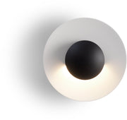 Applique d'extérieur en acier inoxydable noir et blanc IP65 Ginger 15 C - Marset - The Cool Republic