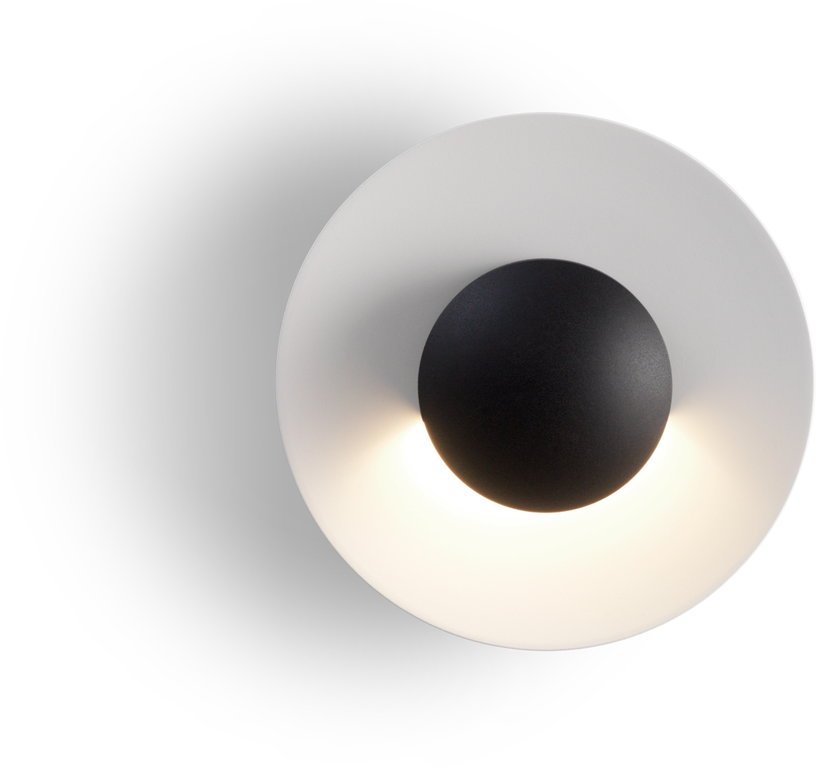 Applique d'extérieur en acier inoxydable noir et blanc IP65 Ginger 15 C - Marset - The Cool Republic