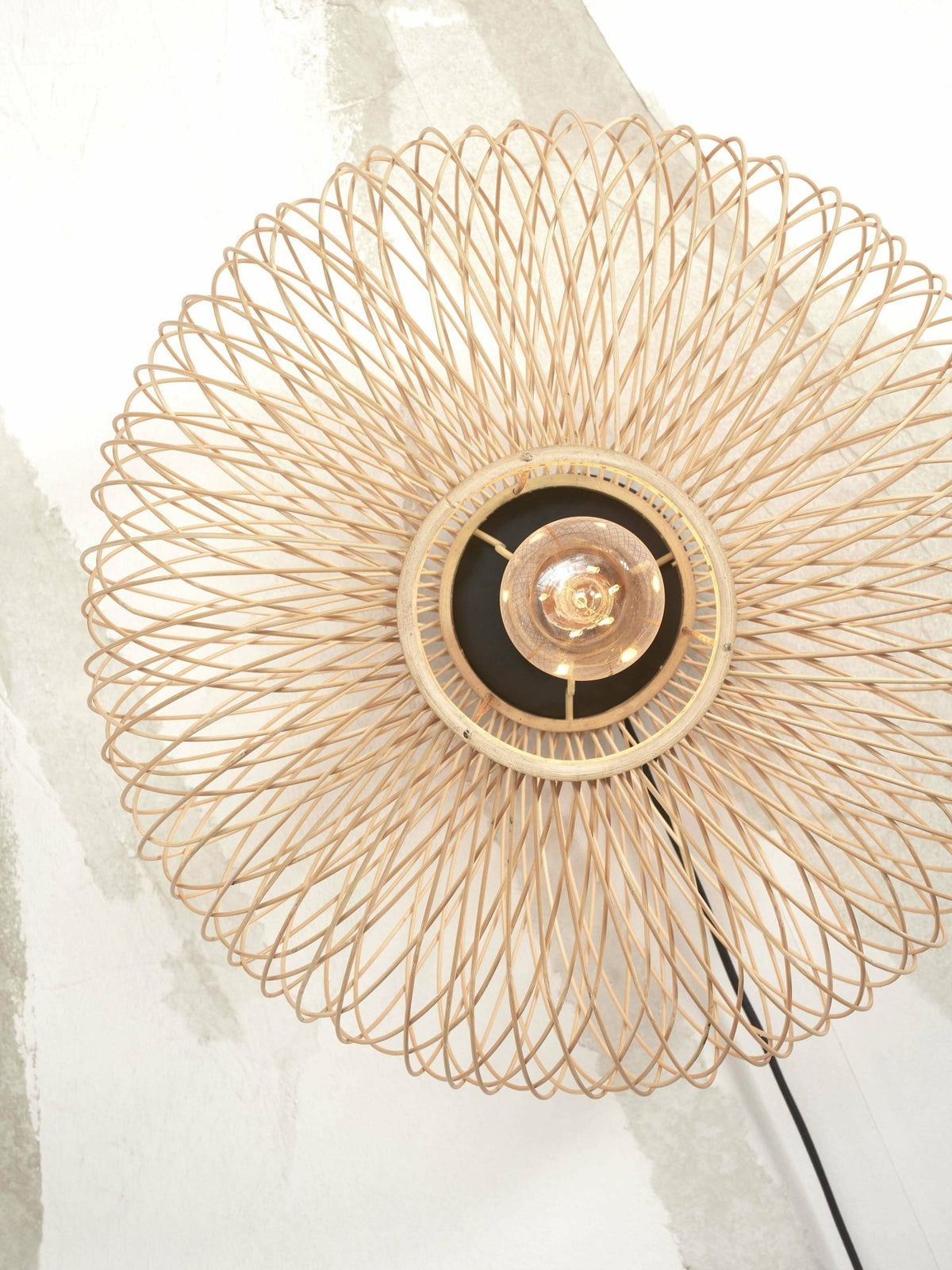 Applique ellipse en bambou naturel 40x20 cm Cango - Good & Mojo - The Cool Republic