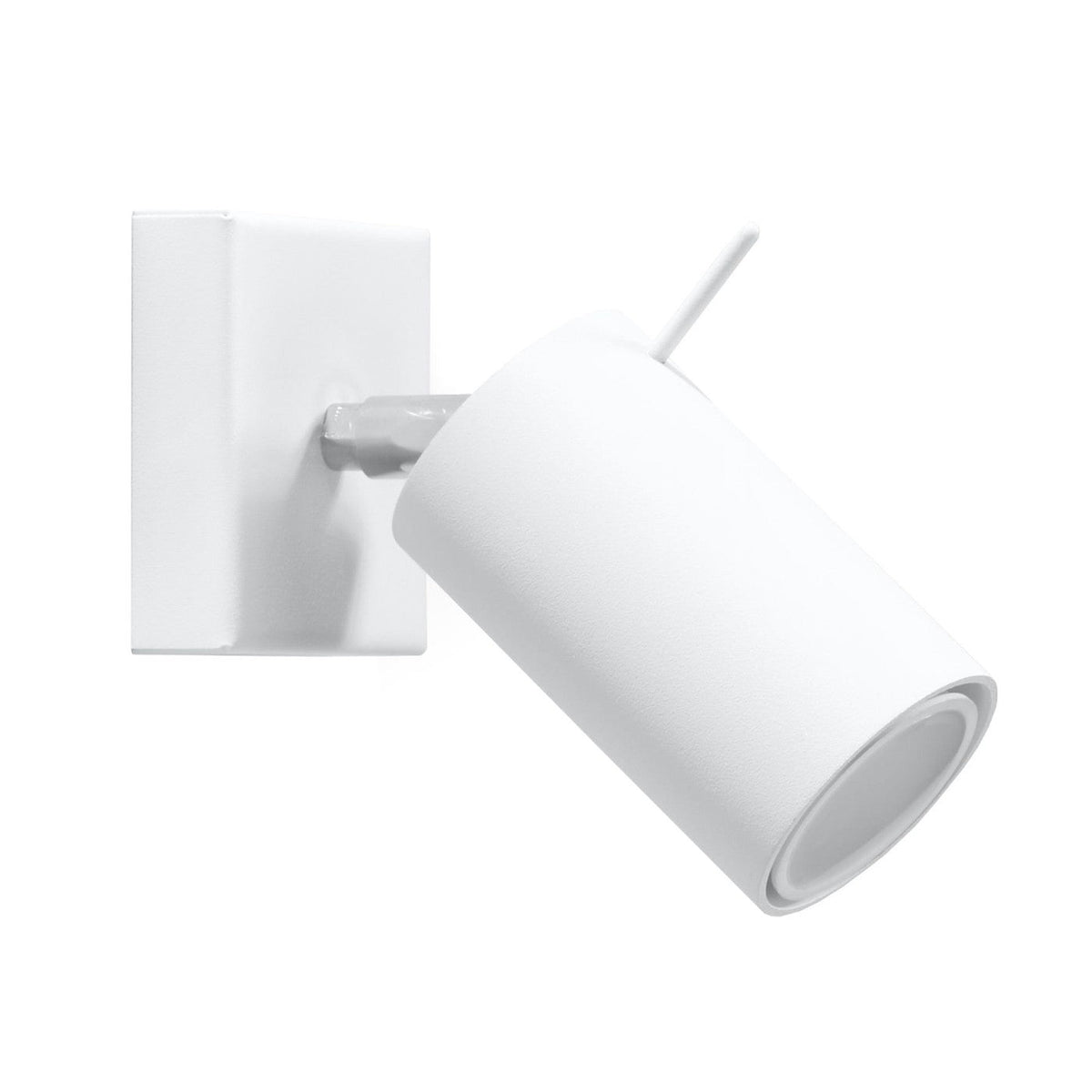 Applique en acier blanc 16x8cm Ring - Sollux - The Cool Republic