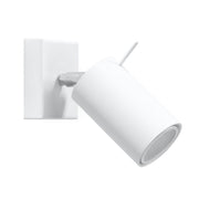Applique en acier blanc 16x8cm Ring - Sollux - The Cool Republic
