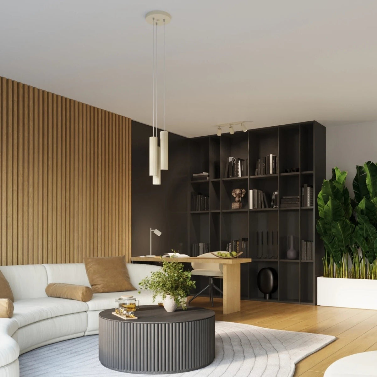 Applique en aluminium beige 6,5x8,5x20cm Karbon 20 - Sollux - The Cool Republic