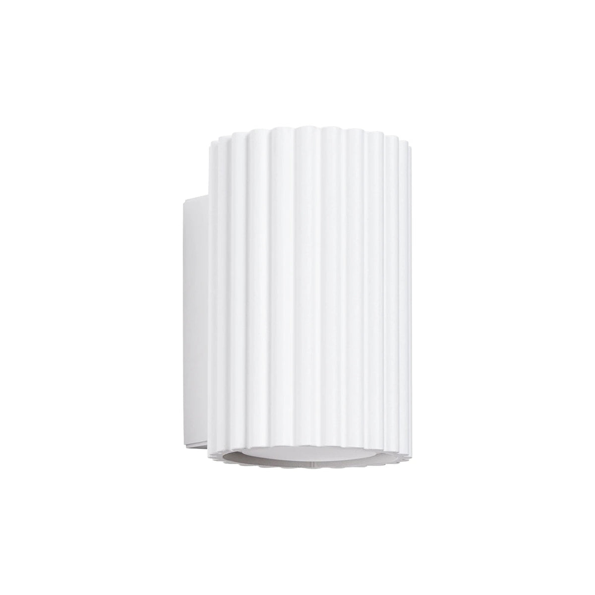 Applique en aluminium blanc 6,5x8,5x10cm Karbon 10 - Sollux - The Cool Republic
