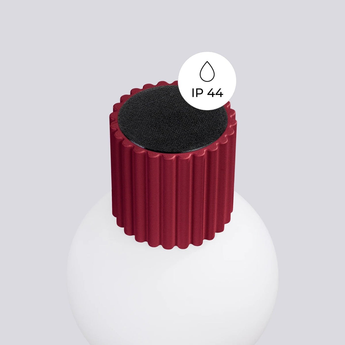 Applique en aluminium bordeaux 12x17cm Halo - Sollux - The Cool Republic
