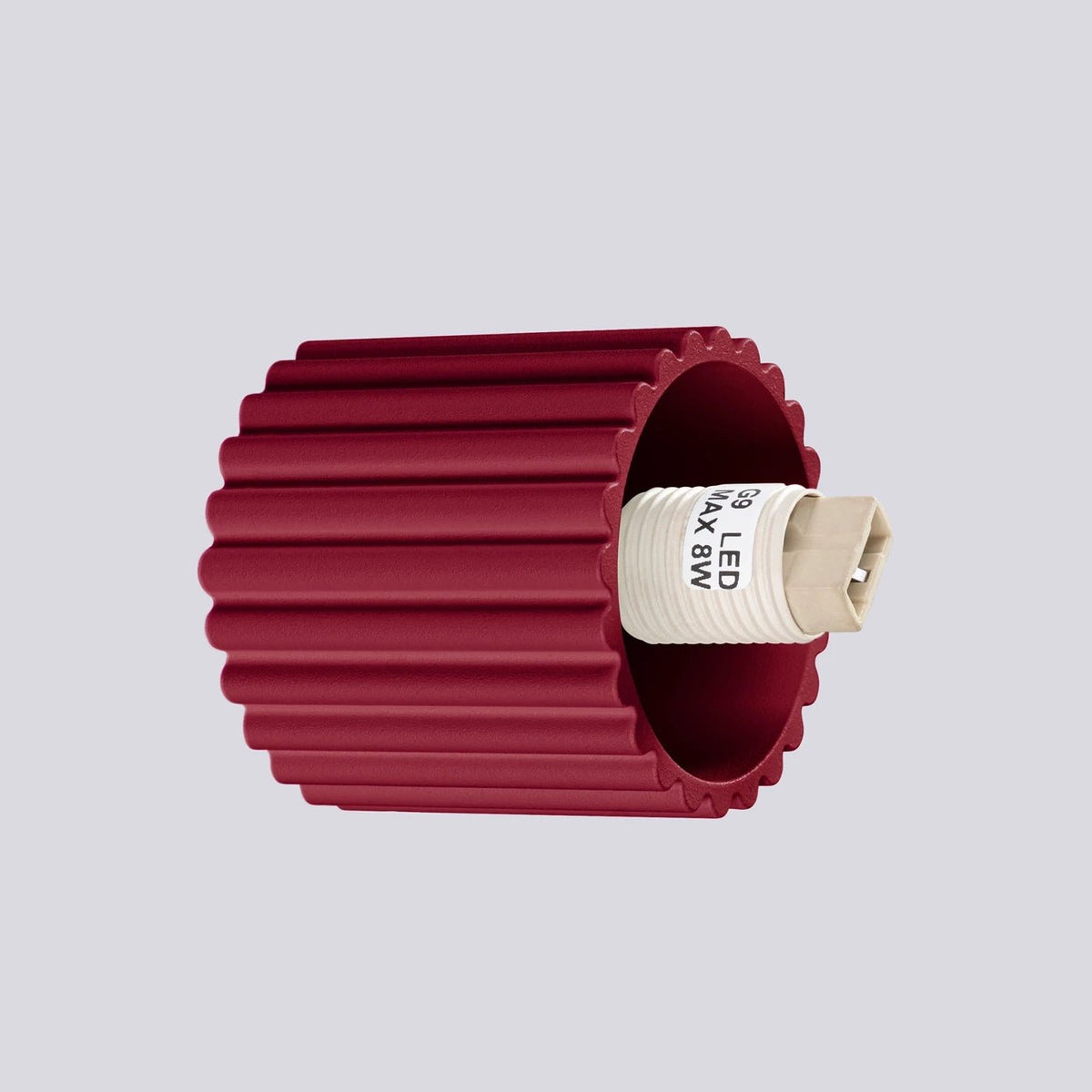 Applique en aluminium bordeaux 12x17cm Halo - Sollux - The Cool Republic
