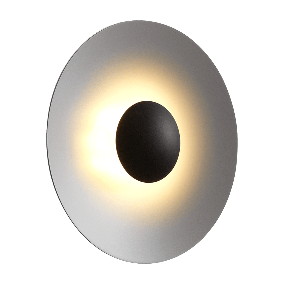 Brushed aluminum wall lamp grey Ginger 20 C - Marset - The Cool Republic