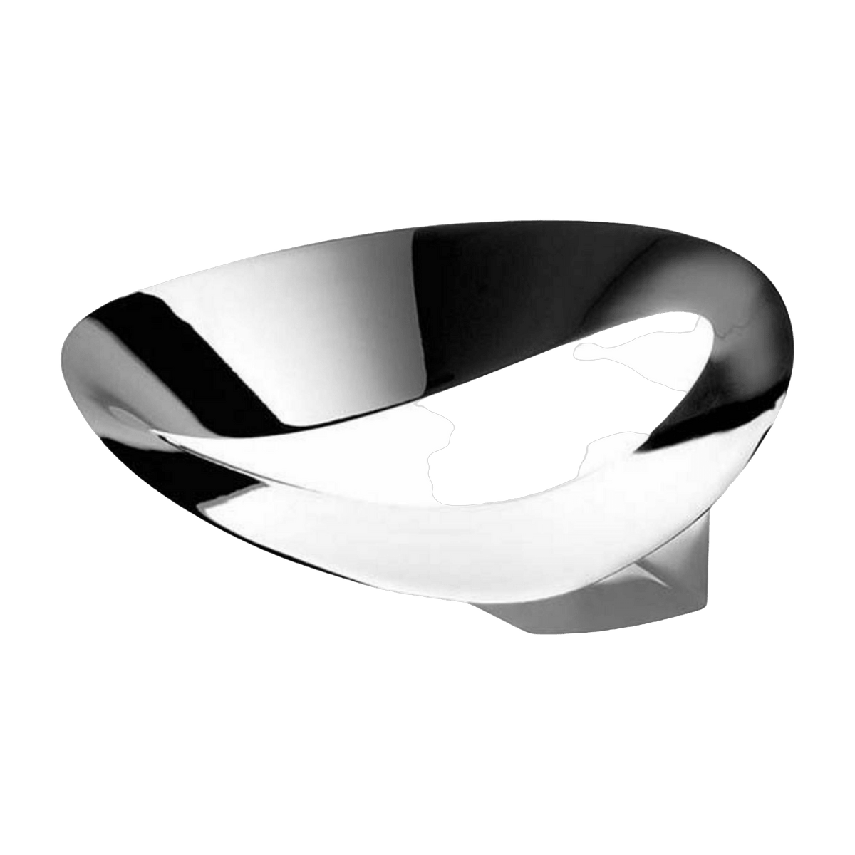 Aluminum wall lamp chrome Mesmeri - Artemide - The Cool Republic
