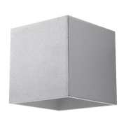 Applique en aluminium grise Quad - Sollux - The Cool Republic
