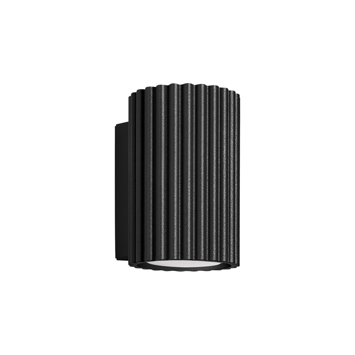 Applique en aluminium noir 6,5x8,5x10cm Karbon 10 - Sollux - The Cool Republic