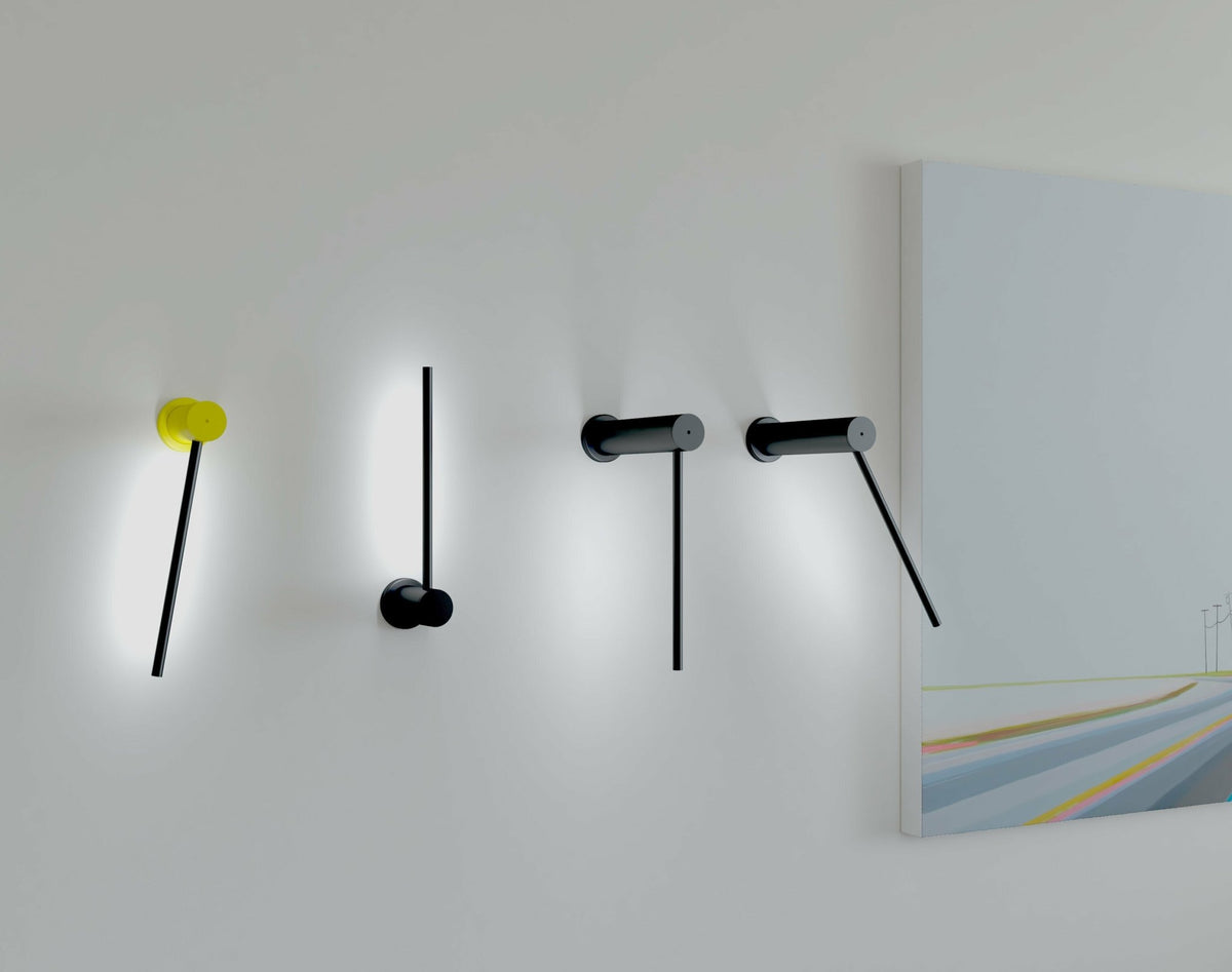 Applique en aluminium noir Mosca - Martinelli Luce - The Cool Republic