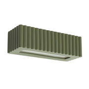 Applique en céramique vert olive 34x12x10cm Rigata - Sollux - The Cool Republic