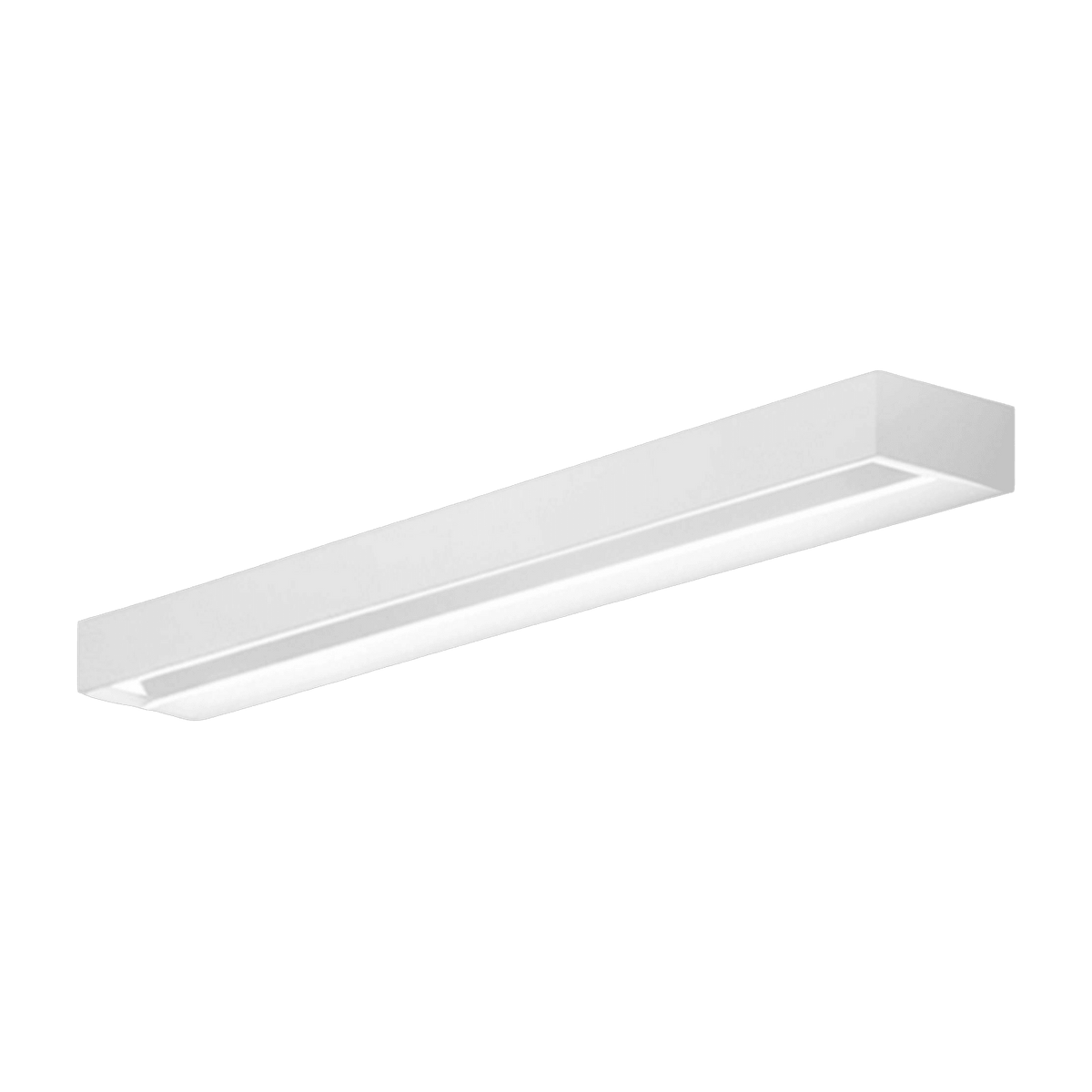 White metal wall lamp 50 cm Zero - Panzeri - The Cool Republic