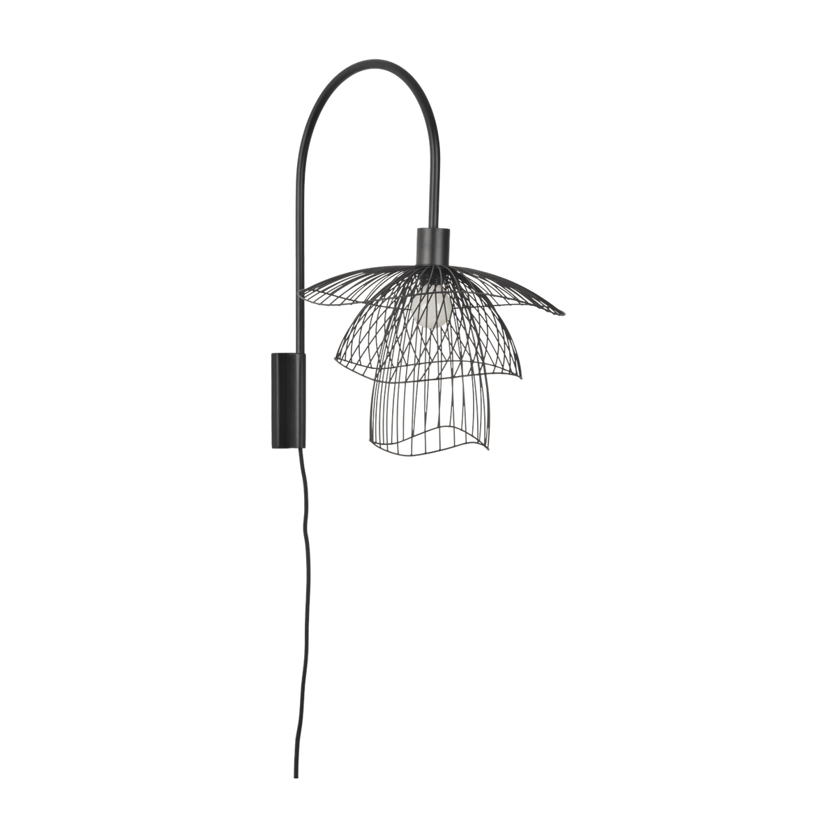 Applique en métal noire XS Papillon - Forestier - The Cool Republic