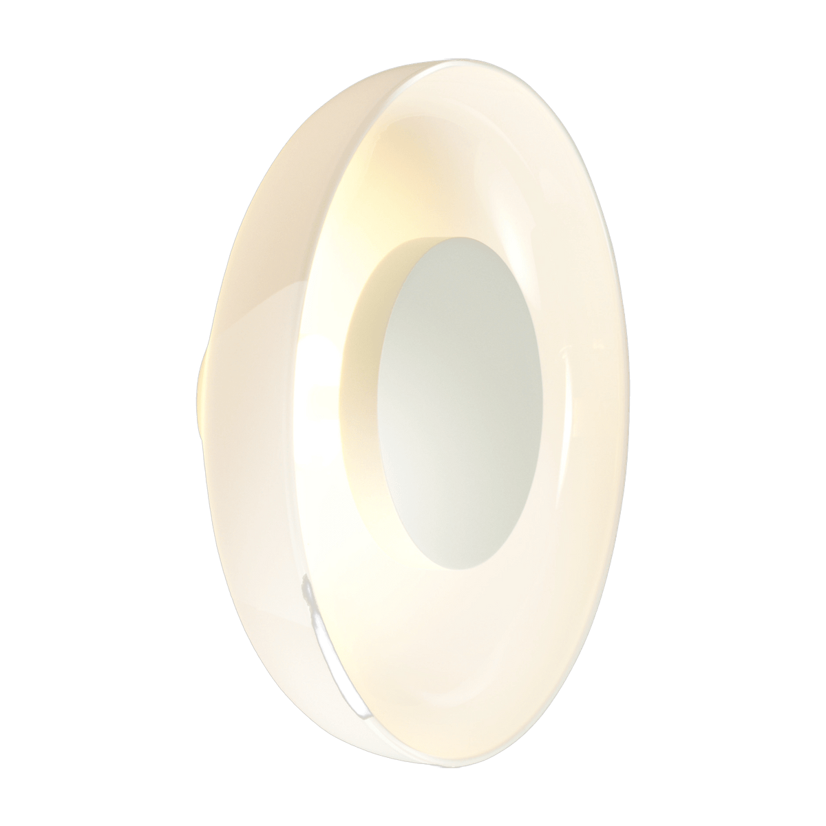 Applique en verre blanc 25cm Aura - Marset - The Cool Republic