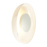White glass wall lamp 25cm Aura - Marset - The Cool Republic