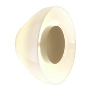 Applique en verre blanc opale 18cm Aura - Marset - The Cool Republic