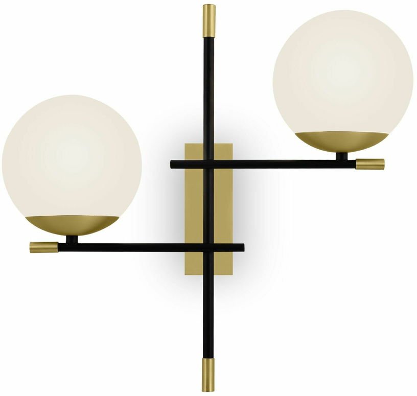 Applique en verre et métal droite Nostalgie - Maytoni - The Cool Republic