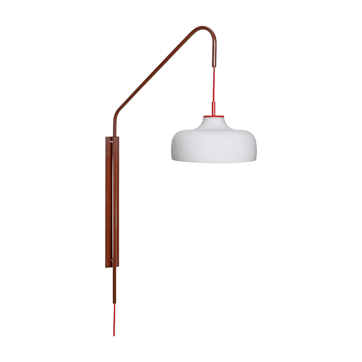 Applique pendante Rouge/Marron - Hübsch - The Cool Republic
