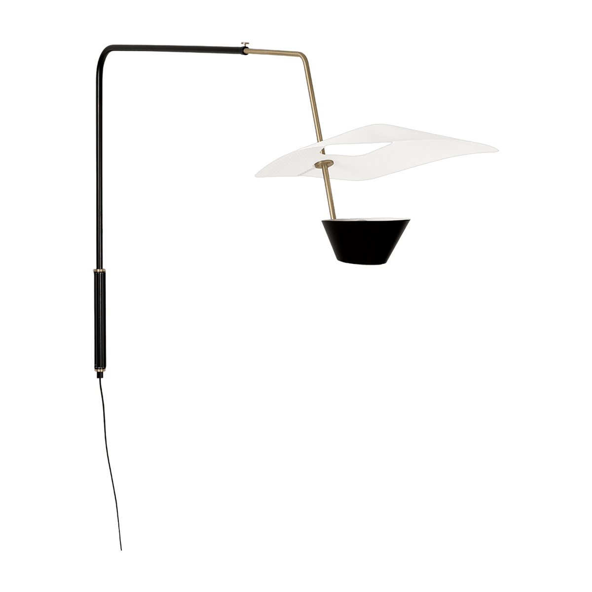 Applique G25 Noire et Blanche Pierre Guariche - Sammode - The Cool Republic