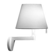 Grey wall lamp with switch Melampo - Artemide - The Cool Republic