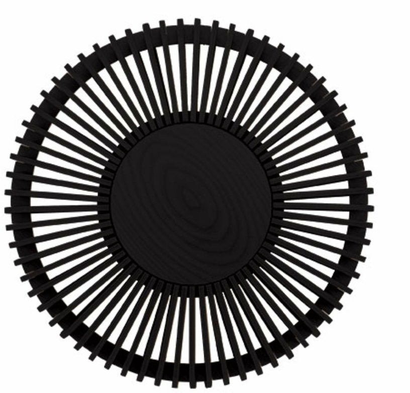 Applique murale 35 cm en chêne noir Clava Up - UMAGE - The Cool Republic