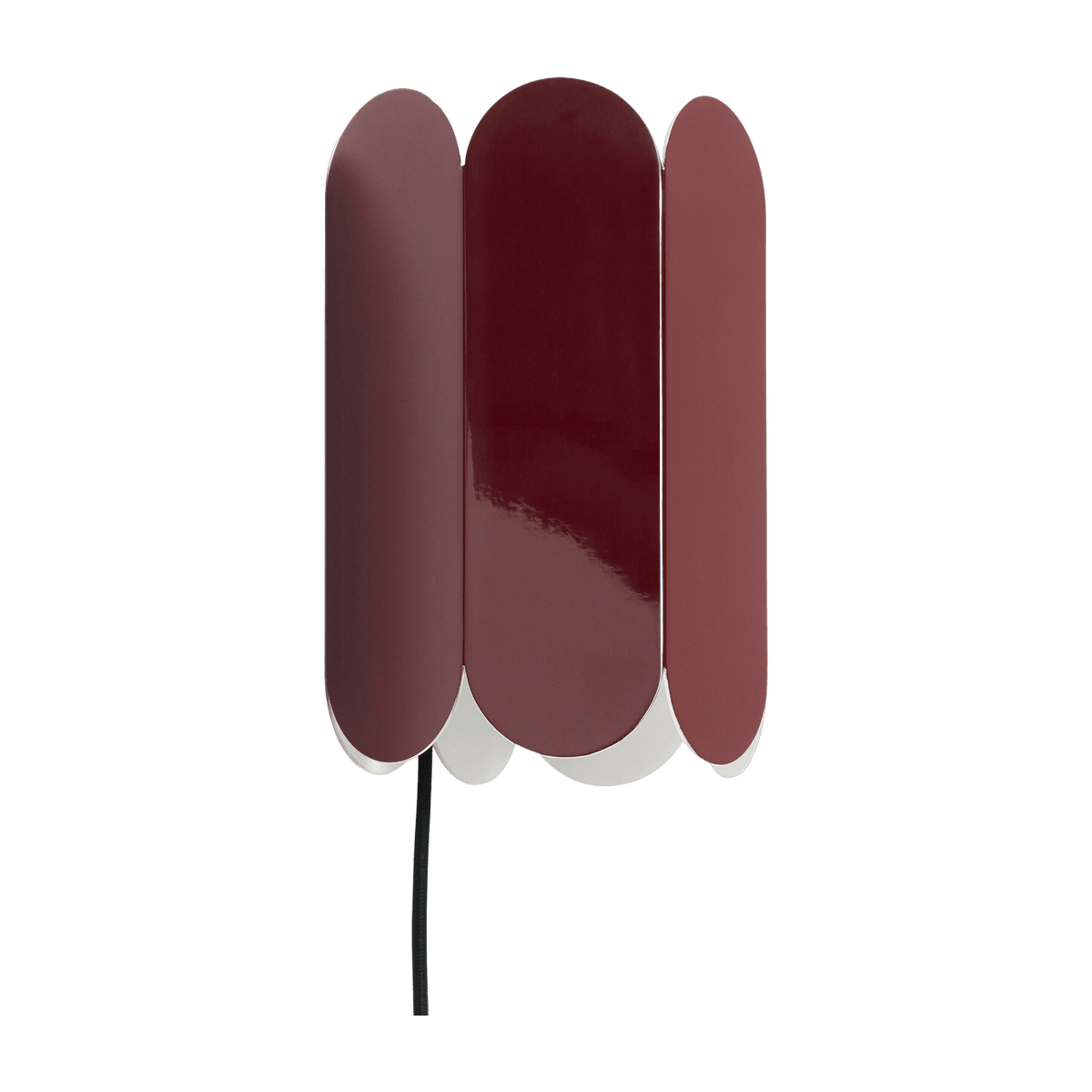 Applique murale auburn red avec prise Arcs - Hay - The Cool Republic