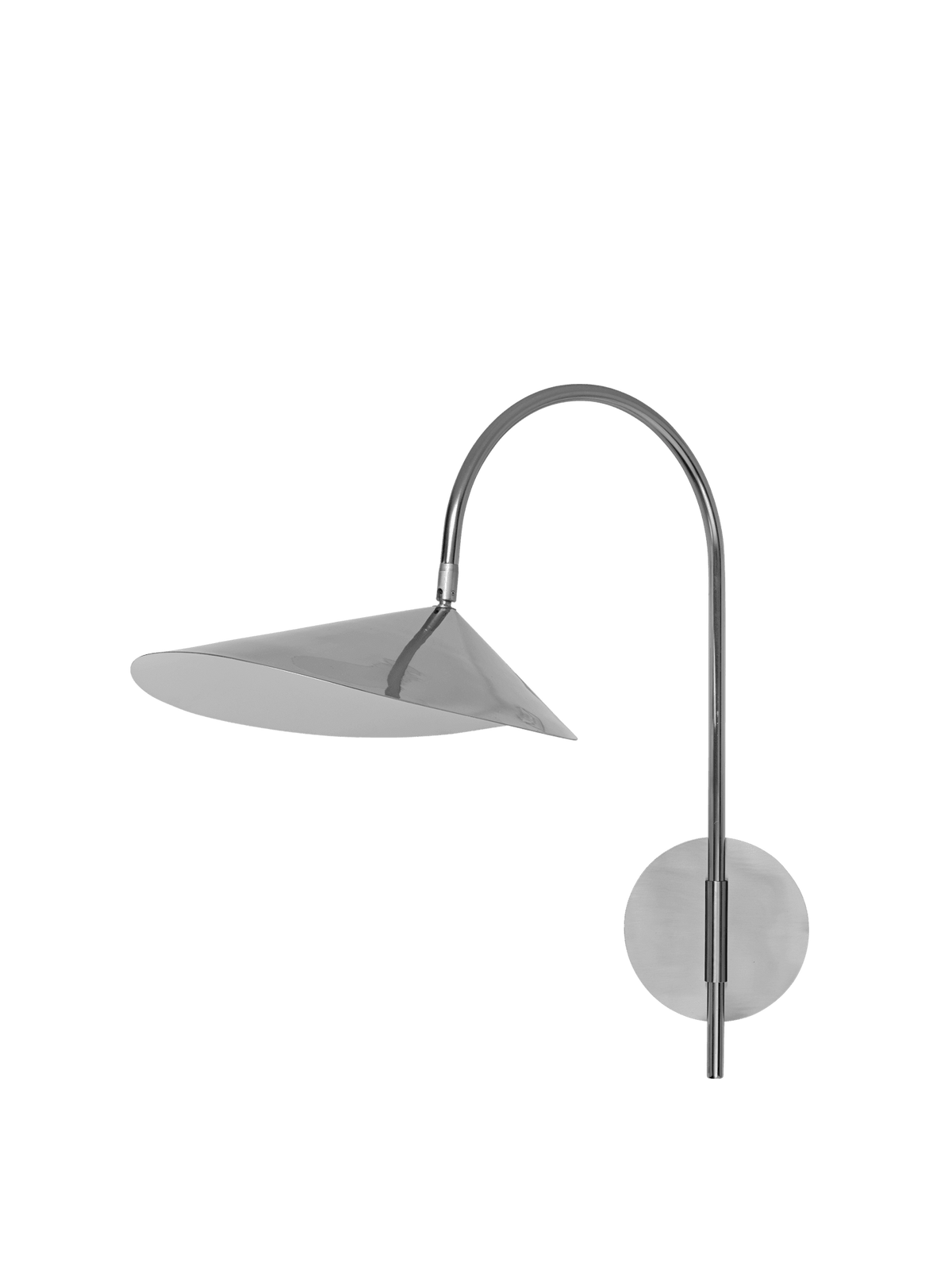 Applique murale avec câble pivotante en acier inoxydable Arum - Ferm Living - The Cool Republic