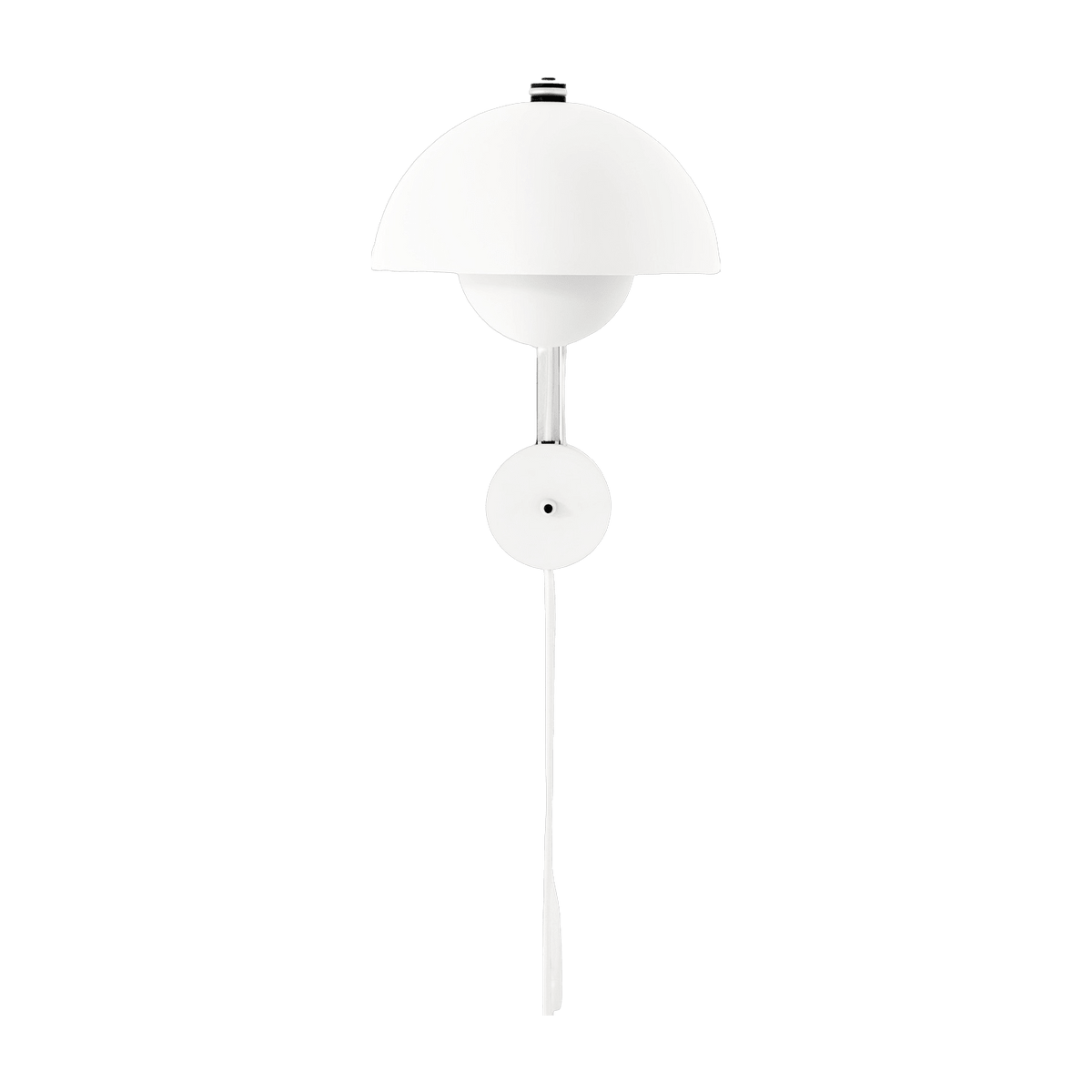 White matte wall lamp Flowerpot VP8 - &tradition - The Cool Republic