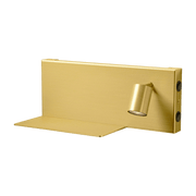 Wall lamp with brass shelf Jay R - Panzeri - The Cool Republic