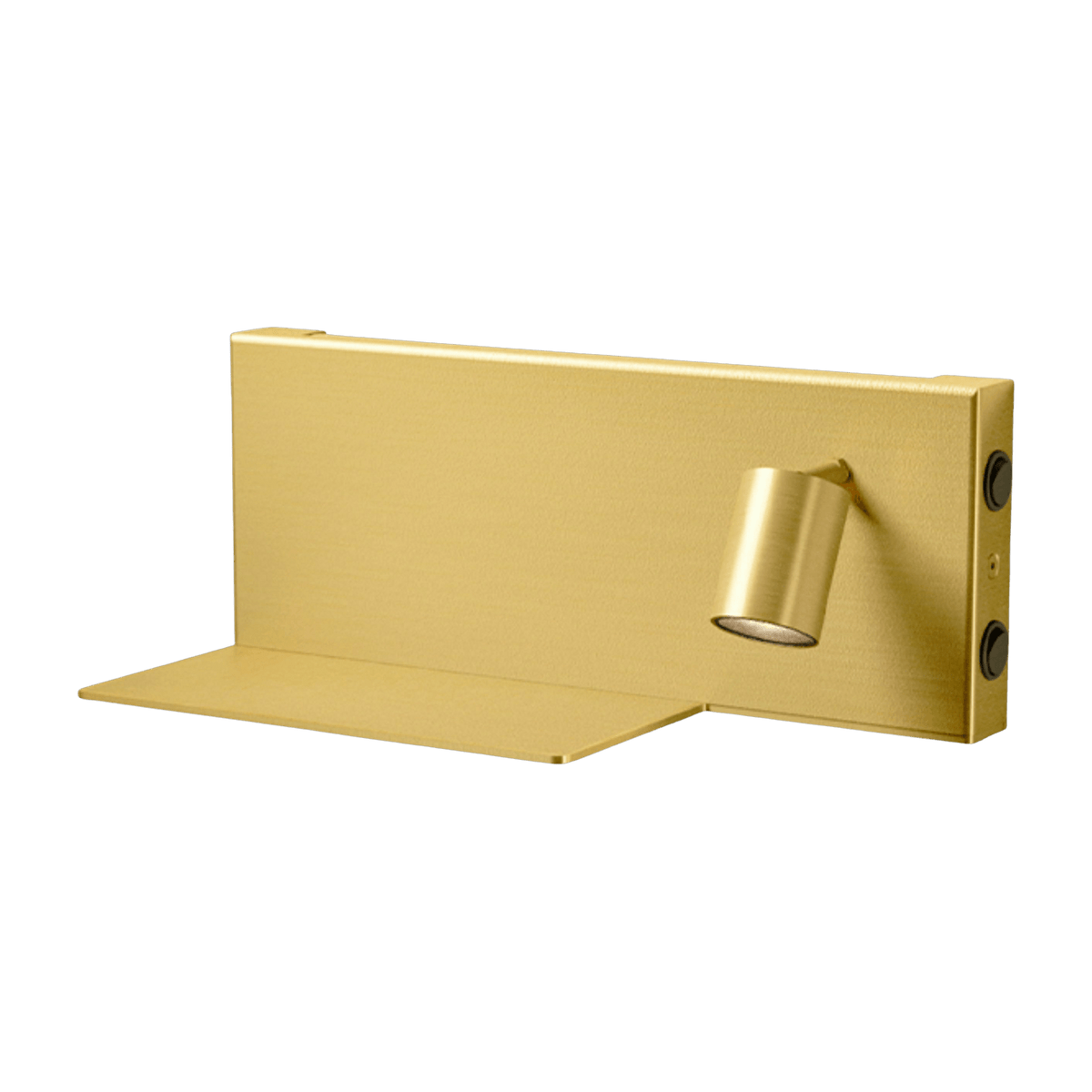 Wall lamp with brass shelf Jay R - Panzeri - The Cool Republic