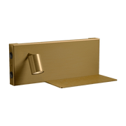 Wall sconce with bronze metal shelf Jay L - Panzeri - The Cool Republic