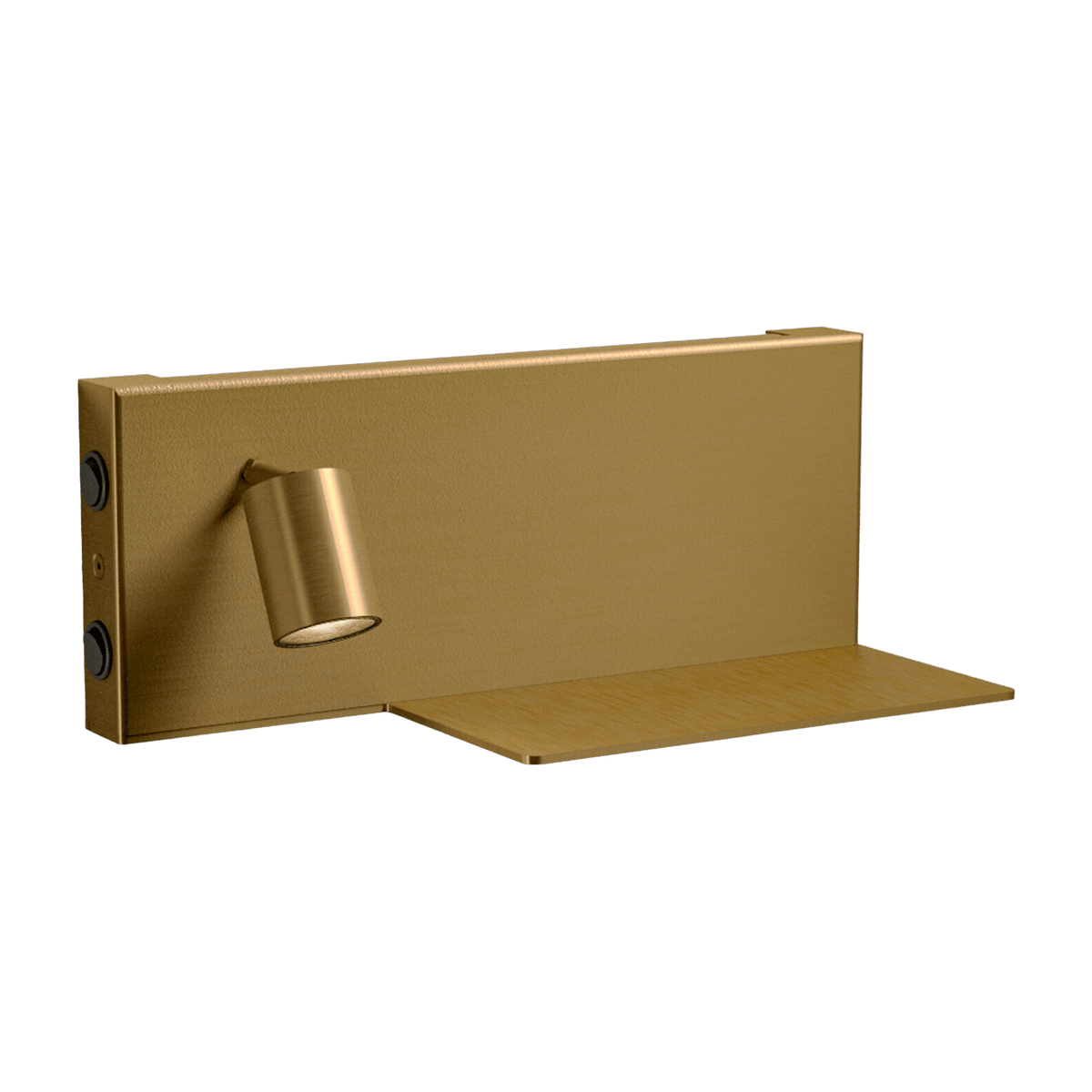 Wall sconce with bronze metal shelf Jay L - Panzeri - The Cool Republic