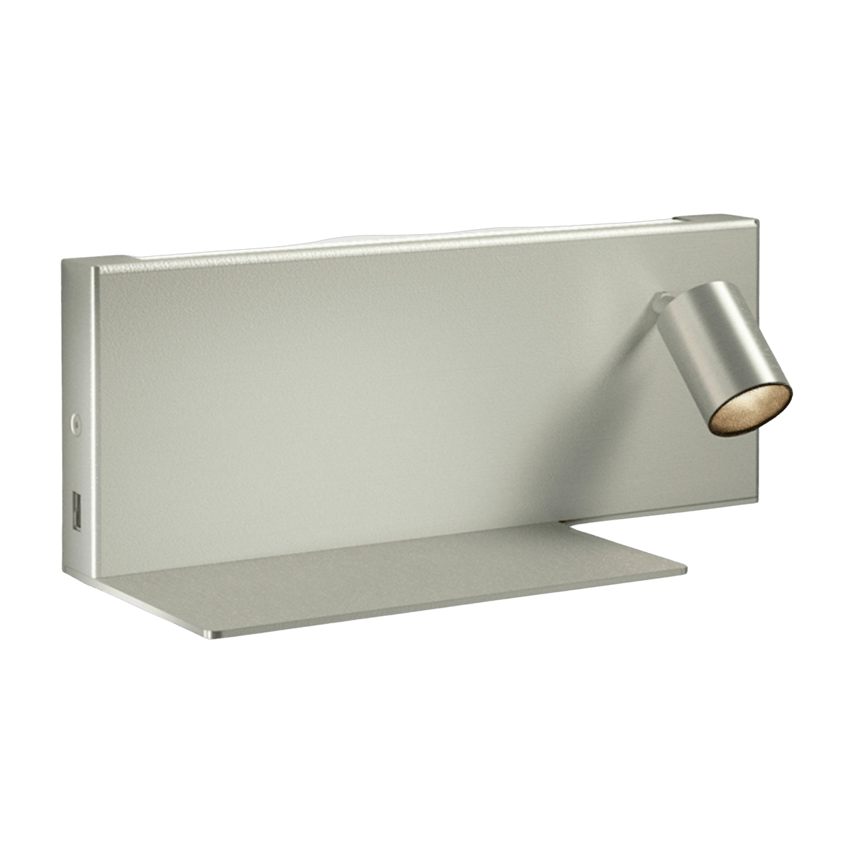 Wall lamp with titanium metal shelf Jay R - Panzeri - The Cool Republic