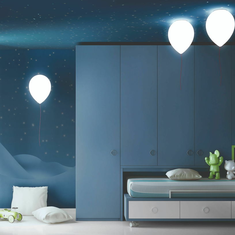 Applique murale ballon blanc Balloon - Estiluz - The Cool Republic