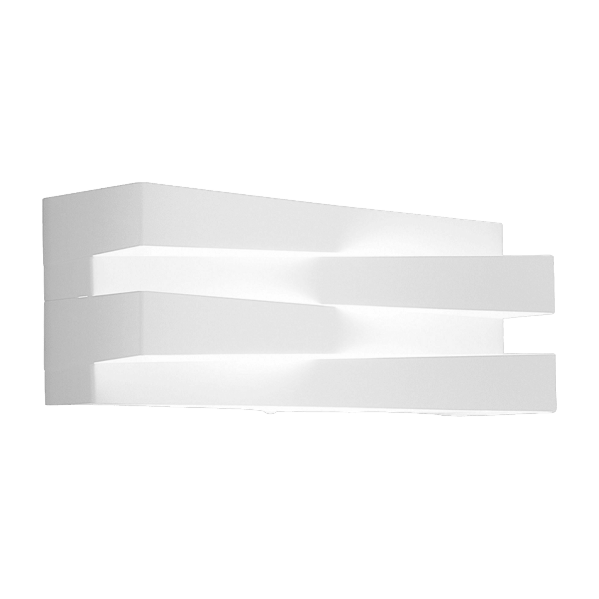 White wall lamp 30 cm Cross - Panzeri - The Cool Republic