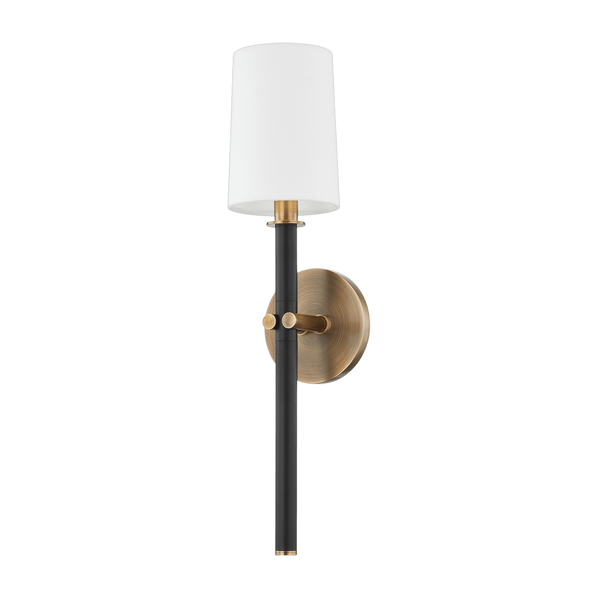 Applique murale en acier laiton patiné 12x49cm Belvedere - Troy Lighting - The Cool Republic
