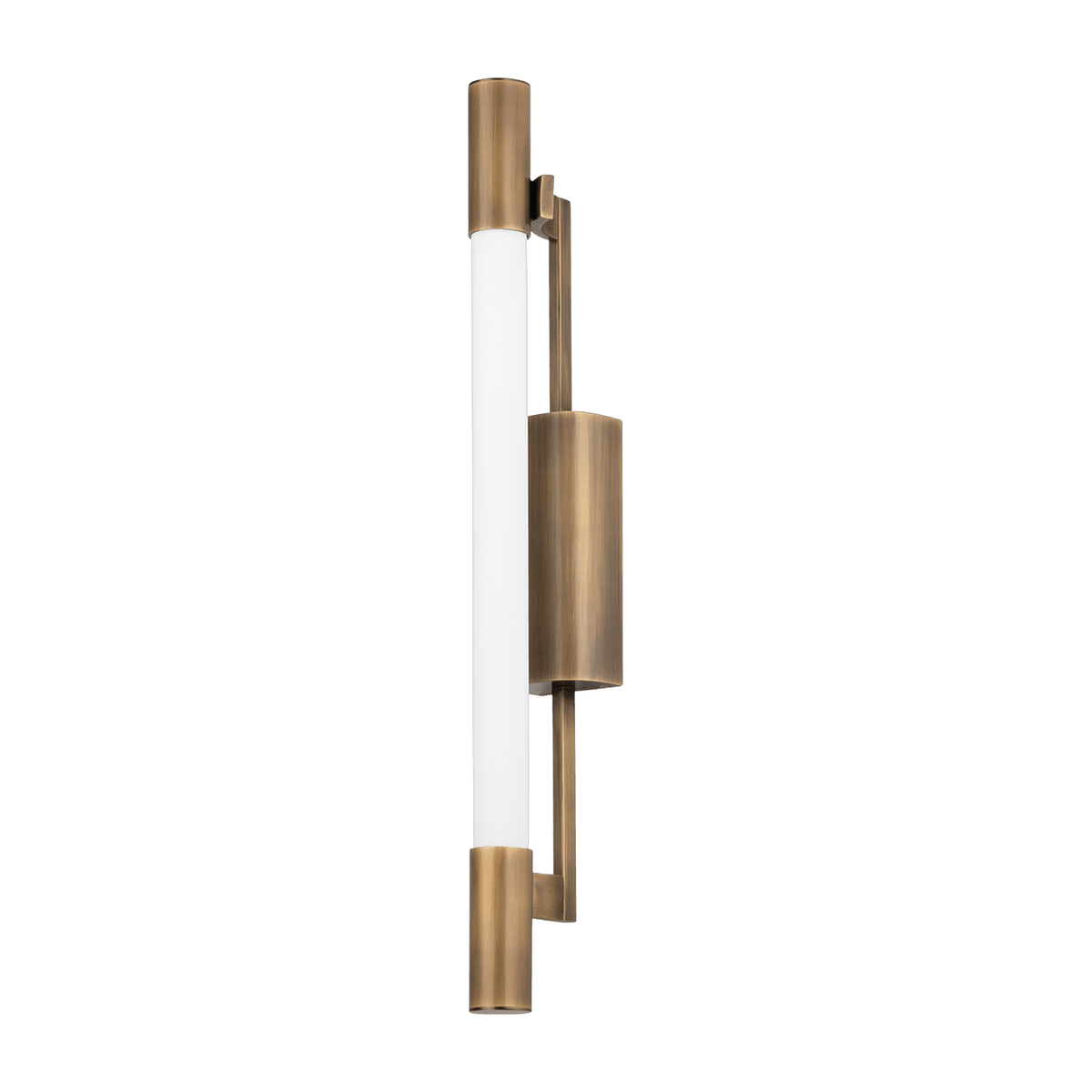 Applique murale en acier laiton patiné 7x60cm Merced - Troy Lighting - The Cool Republic