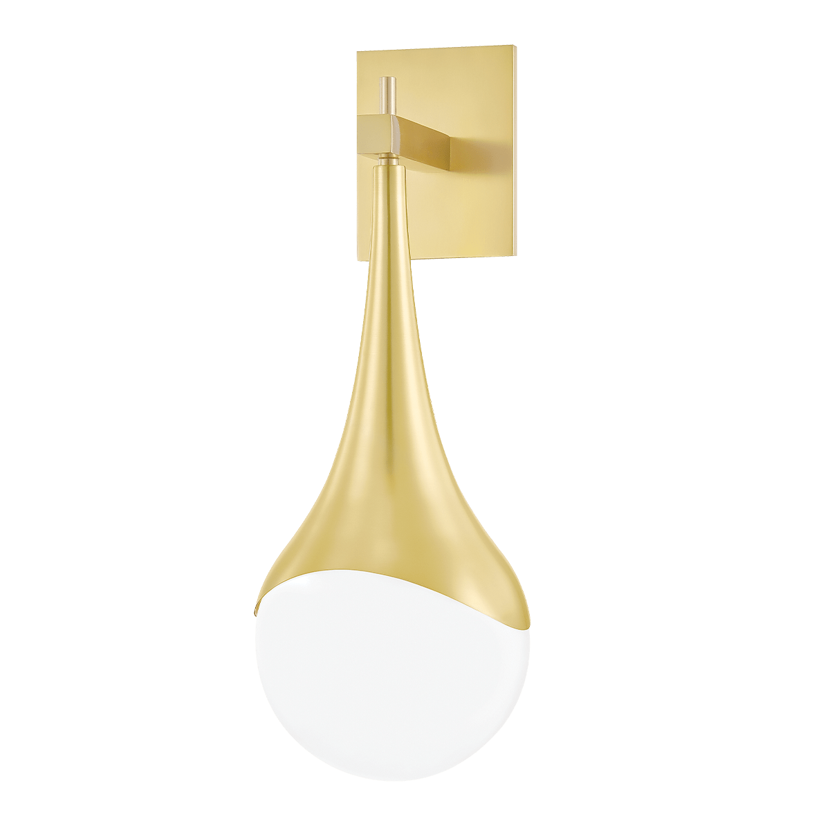 Wall sconce in steel and aged brass 17x46cm Ariana - Mitzi