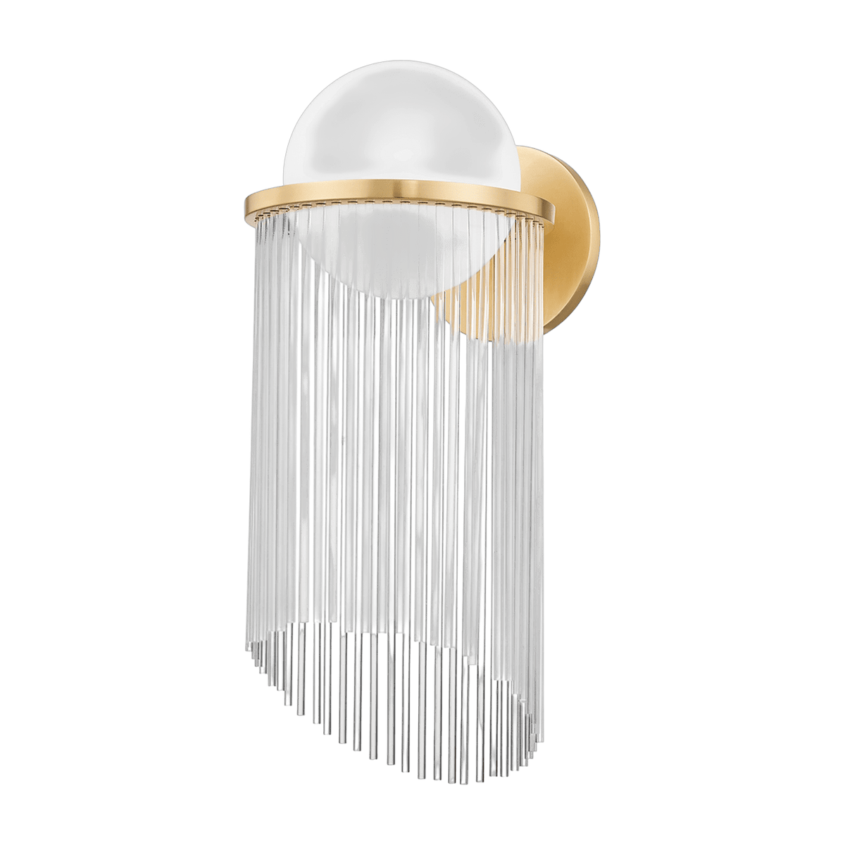 Applique murale en acier laiton vieilli 22x51cm Celestial - Corbett Lighting - The Cool Republic