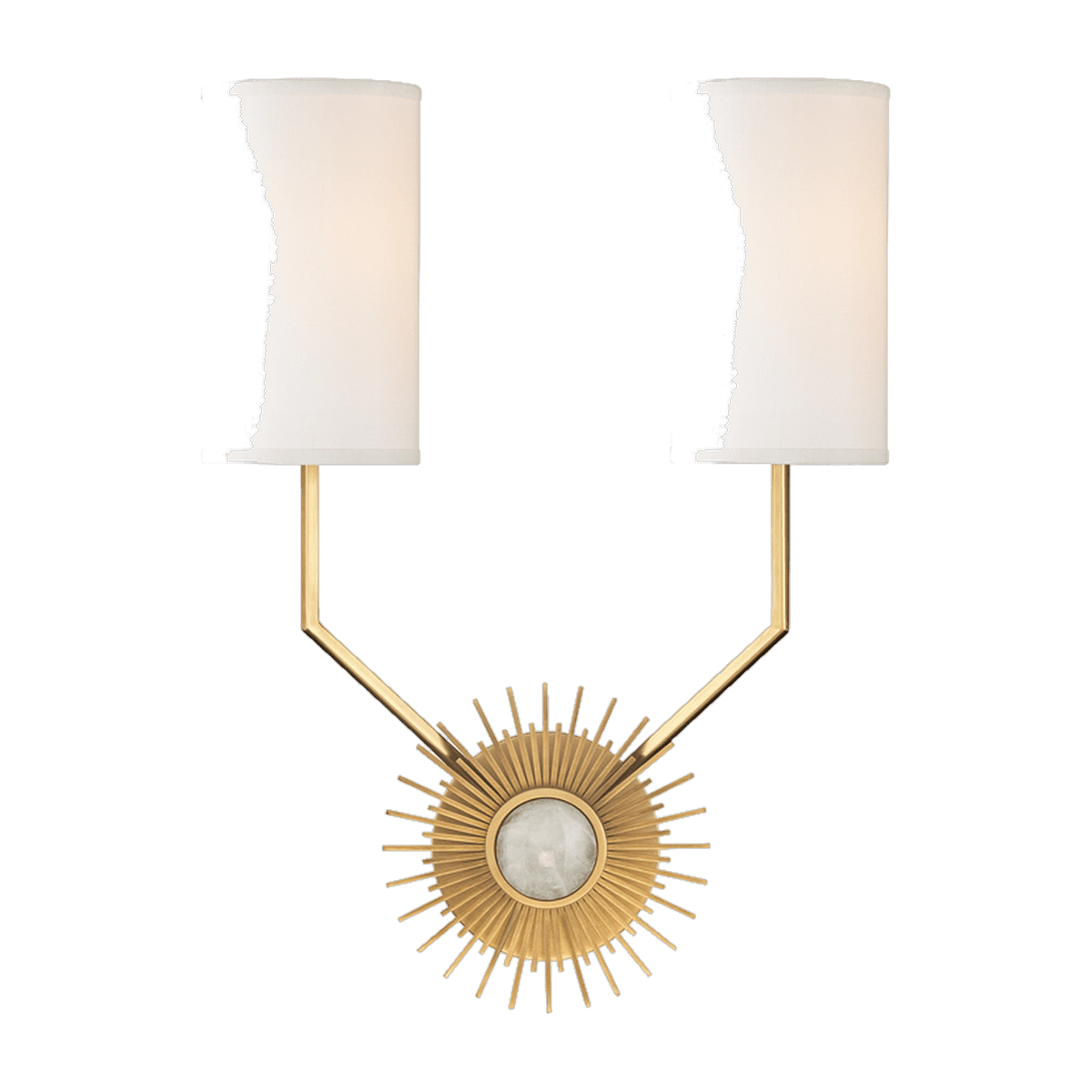 Applique murale en acier laiton vieilli 34x46cm Borland - Hudson Valley Lighting - The Cool Republic