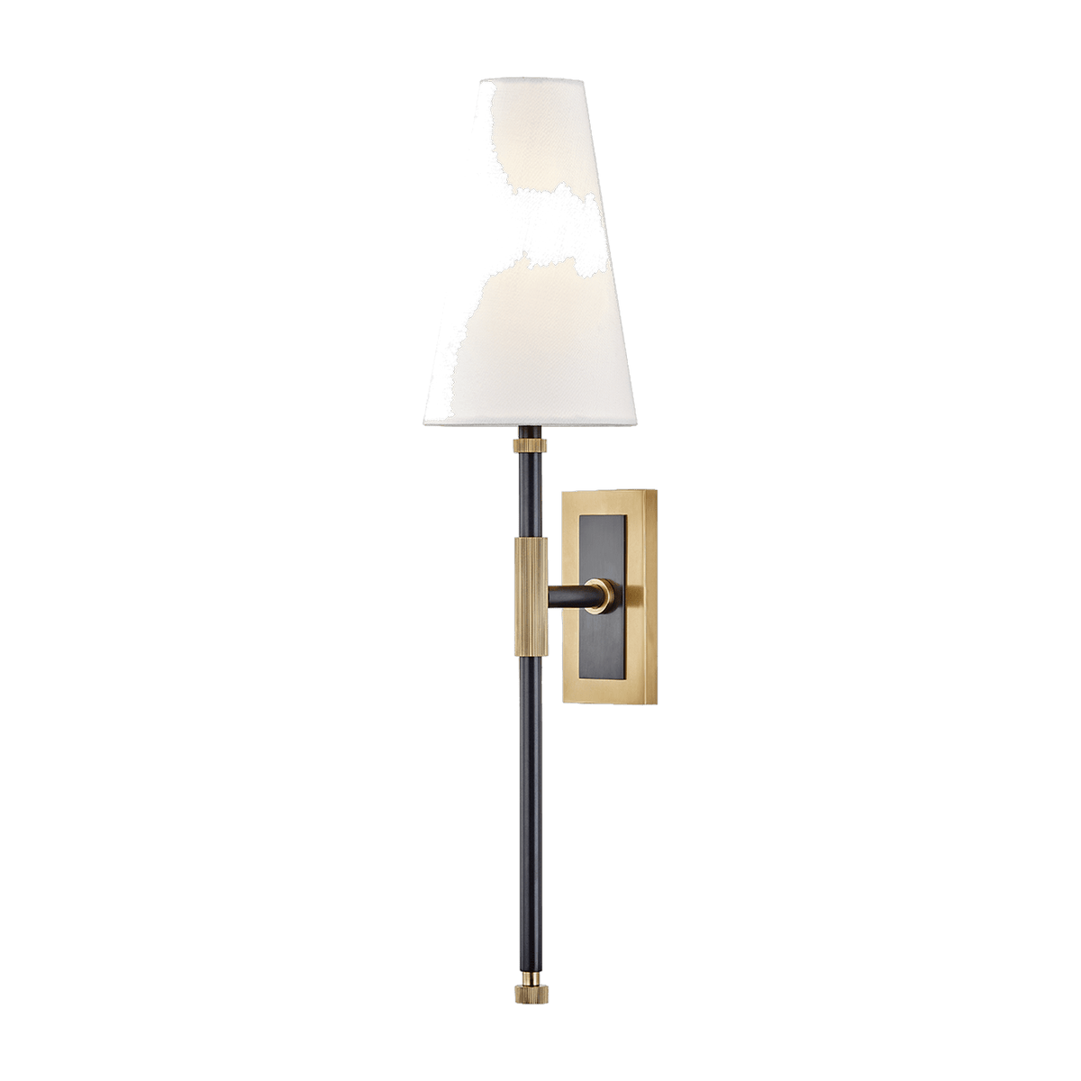 Applique murale en acier laiton vieilli et bronze ancien 13x55cm Bowery - Hudson Valley Lighting - The Cool Republic
