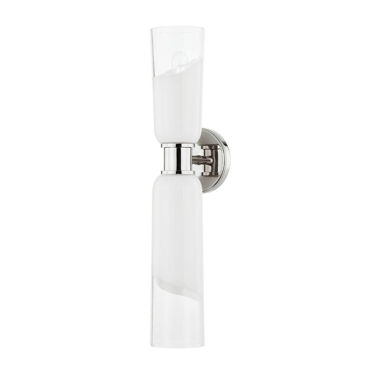Applique murale en acier nickel poli 12x55cm Wasson - Hudson Valley Lighting - The Cool Republic