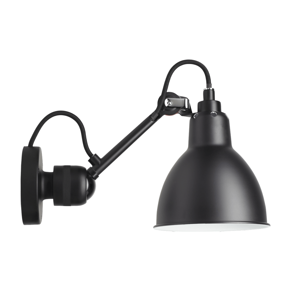 Applique murale en acier noir 304 Gras - DCW Editions - The Cool Republic