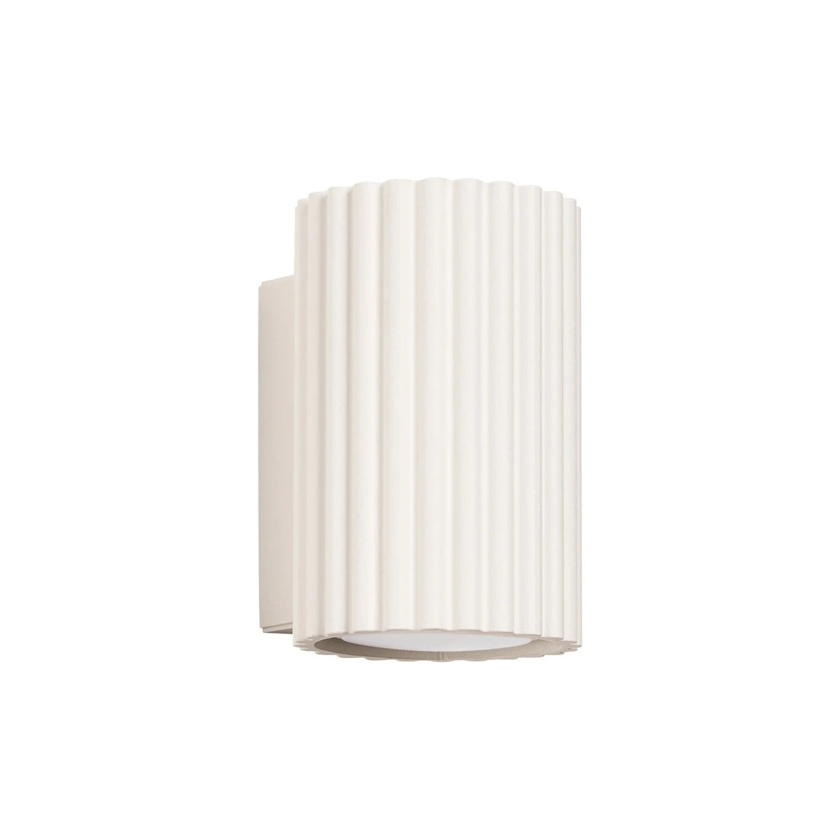 Applique murale en aluminium beige 6,5x8,5x10cm Karbon 10 - Sollux - The Cool Republic