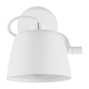 Applique murale en aluminium blanc Tub - Normann Copenhagen - The Cool Republic